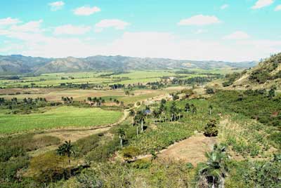 Landschaft Trinidad de Kuba